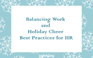 Work balance and holiday cheer